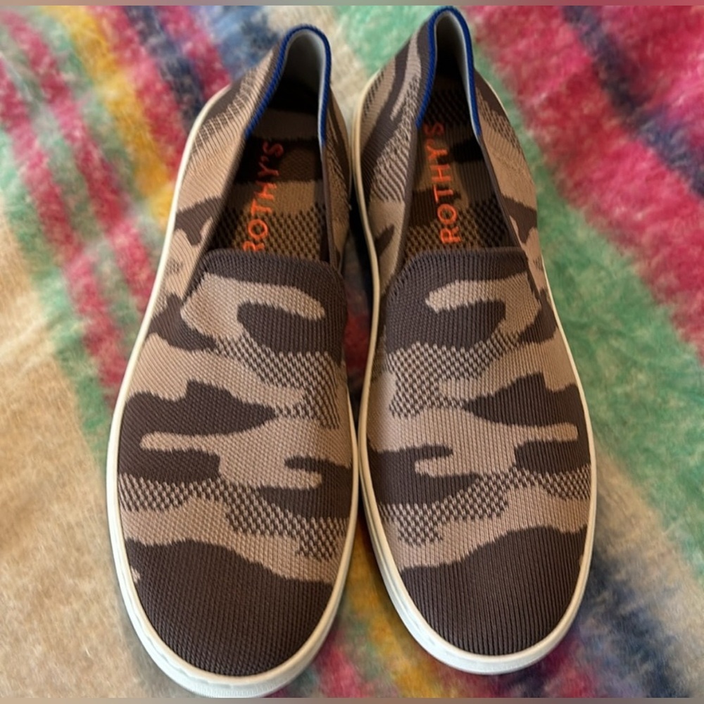 Rothy’s Camo slip-on sneaker -Size 9